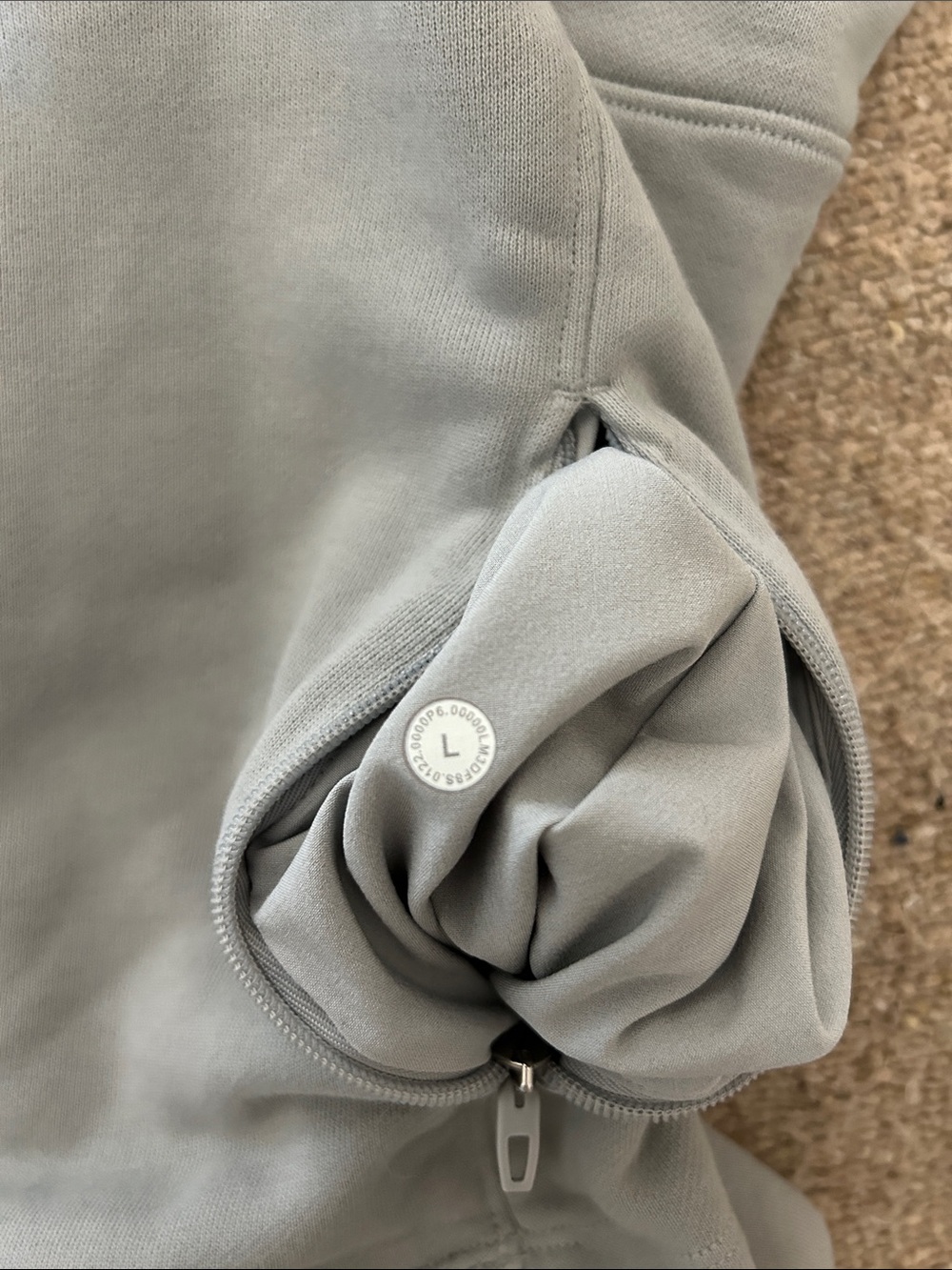 lululemon athletica Grey Crewneck Sweatshirt with pocket - Picture 7 of 7